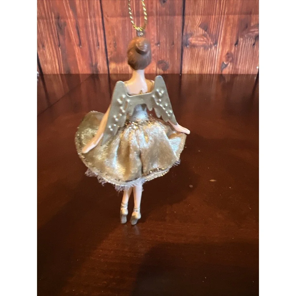 Gisela Graham London Ornaments‎  Golden Glitter Fairy Christmas Holidays